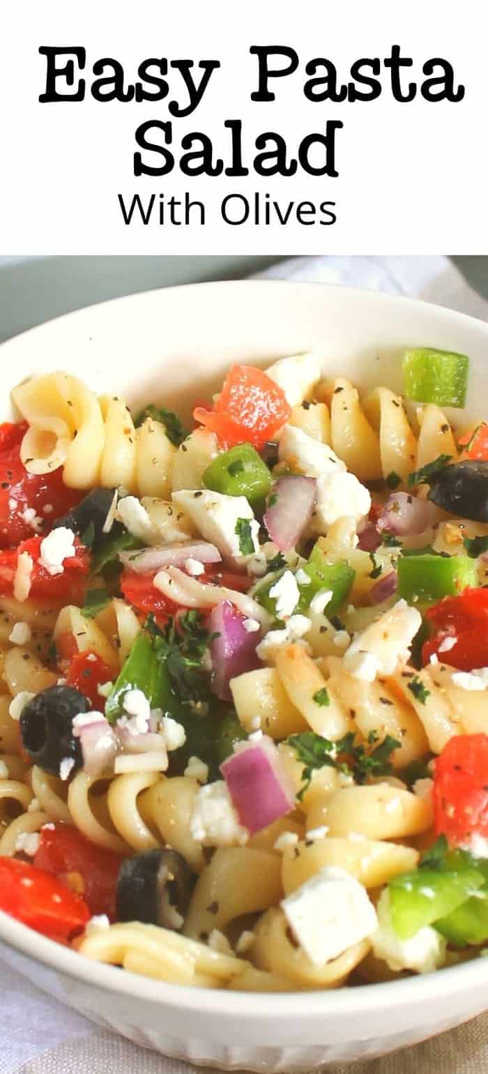 Easy Pasta Salad - Organized Island