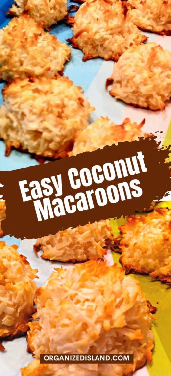 Quick and Easy Macaroon Recipe - Organized Island