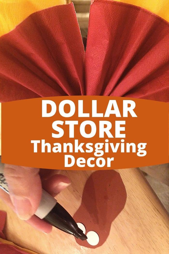 Dollar Store Thanksgiving Decorations