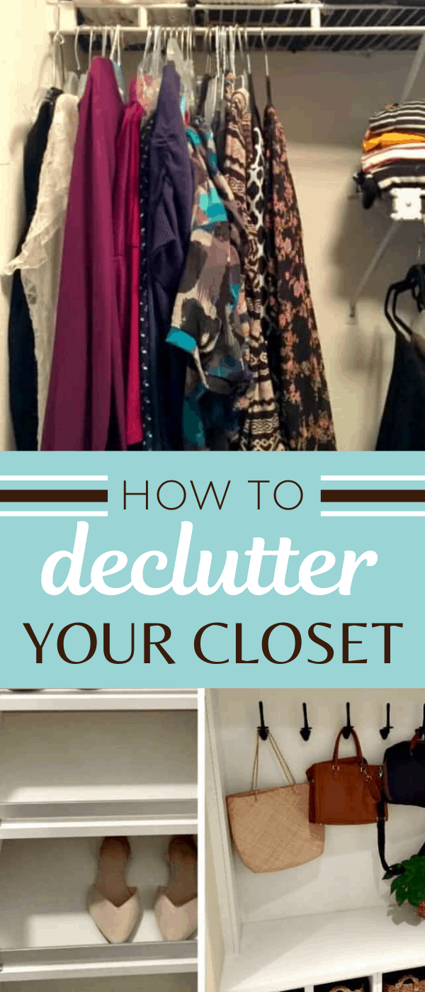 Decluttering The Closet - Organized Island