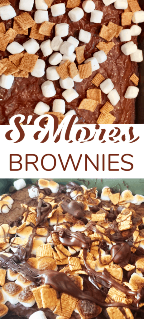 S'mores Brownies from a Mix - Organized Island