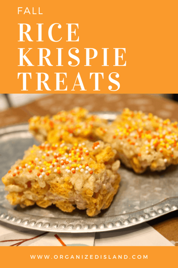 Fall Rice Krispie Treats | Captain Crunch Marshmallow Treats ...