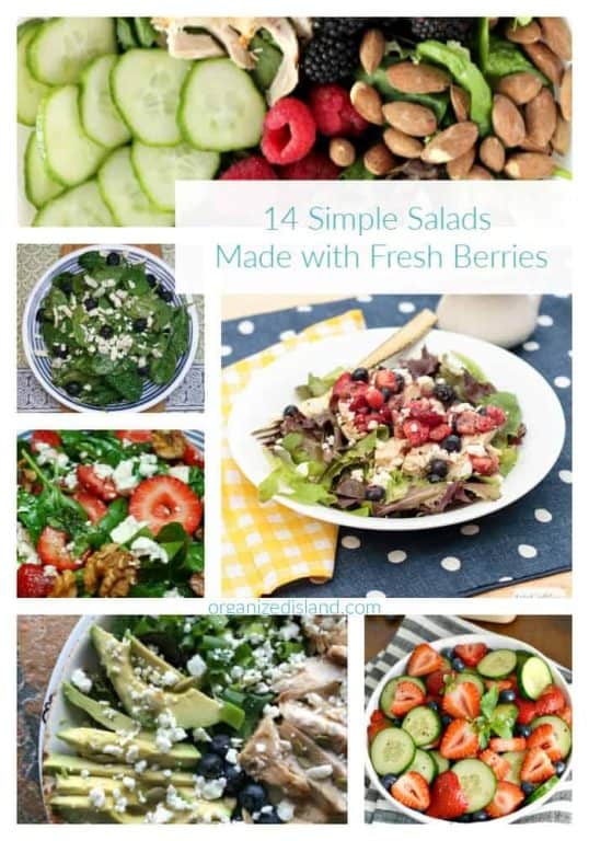 14 Simple Salads Made with Fresh Berries - Organized Island