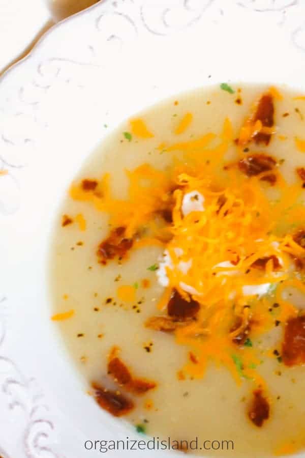 Easy Homemade Baked Potato Soup - Ally's Cooking