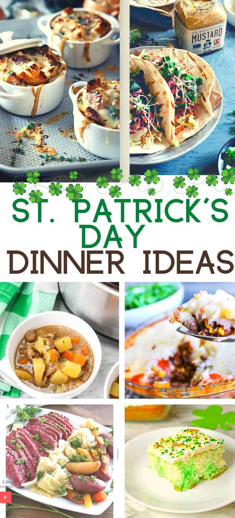 Dinner Ideas for St. Patricks Day - Organized Island