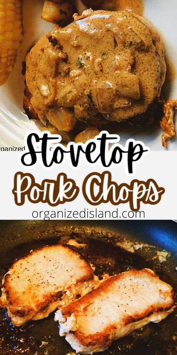 Simple Stovetop Pork Chops - Organized Island