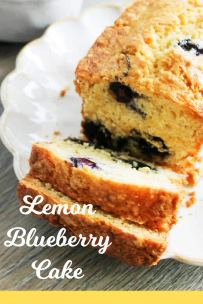 Lemon Blueberry Cake - Organized Island