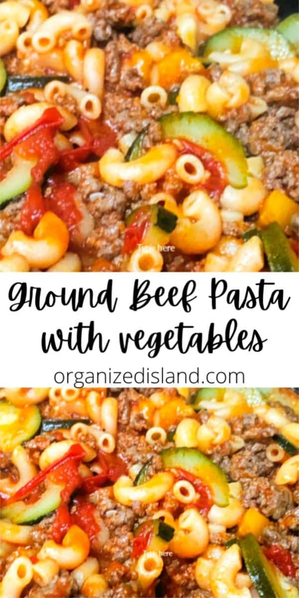 Ground Beef Pasta with Vegetables