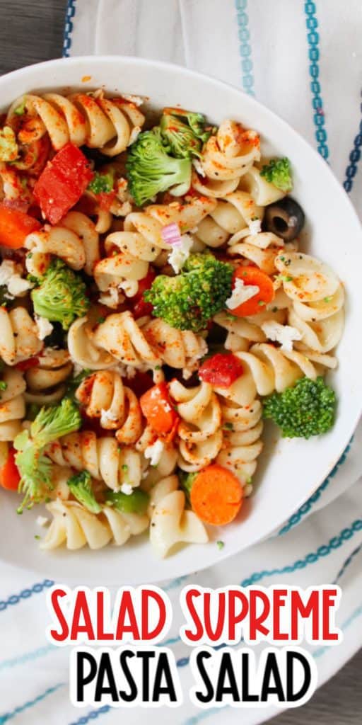 Salad Supreme Pasta Salad