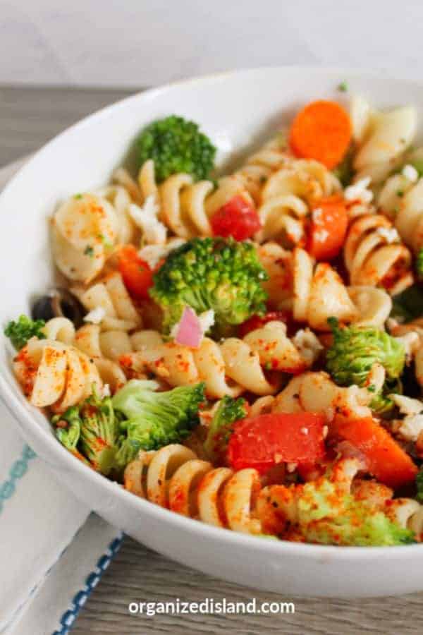 Zesty Salad Supreme Pasta Salad - Wellness by Kay