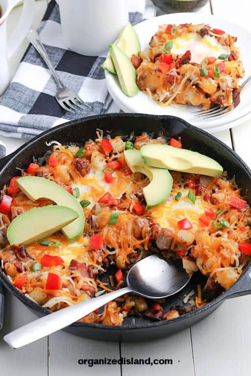 Easy Cowboy Breakfast Skillet Recipe - Organized Island