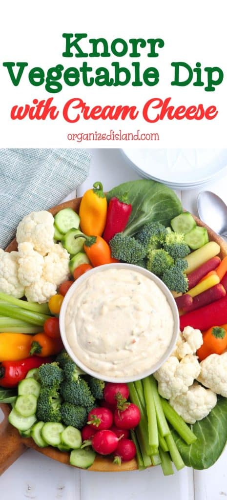 Knorr Vegetable Dip with Cream Cheese