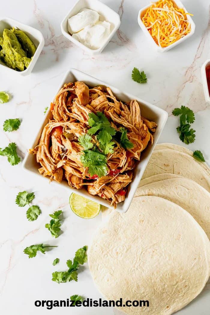 Chicken Fajitas Crock Pot - Organized Island