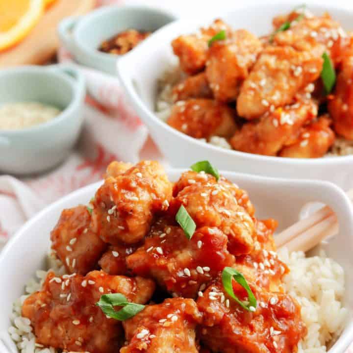 Easy Orange Chicken Recipe - Organized Island