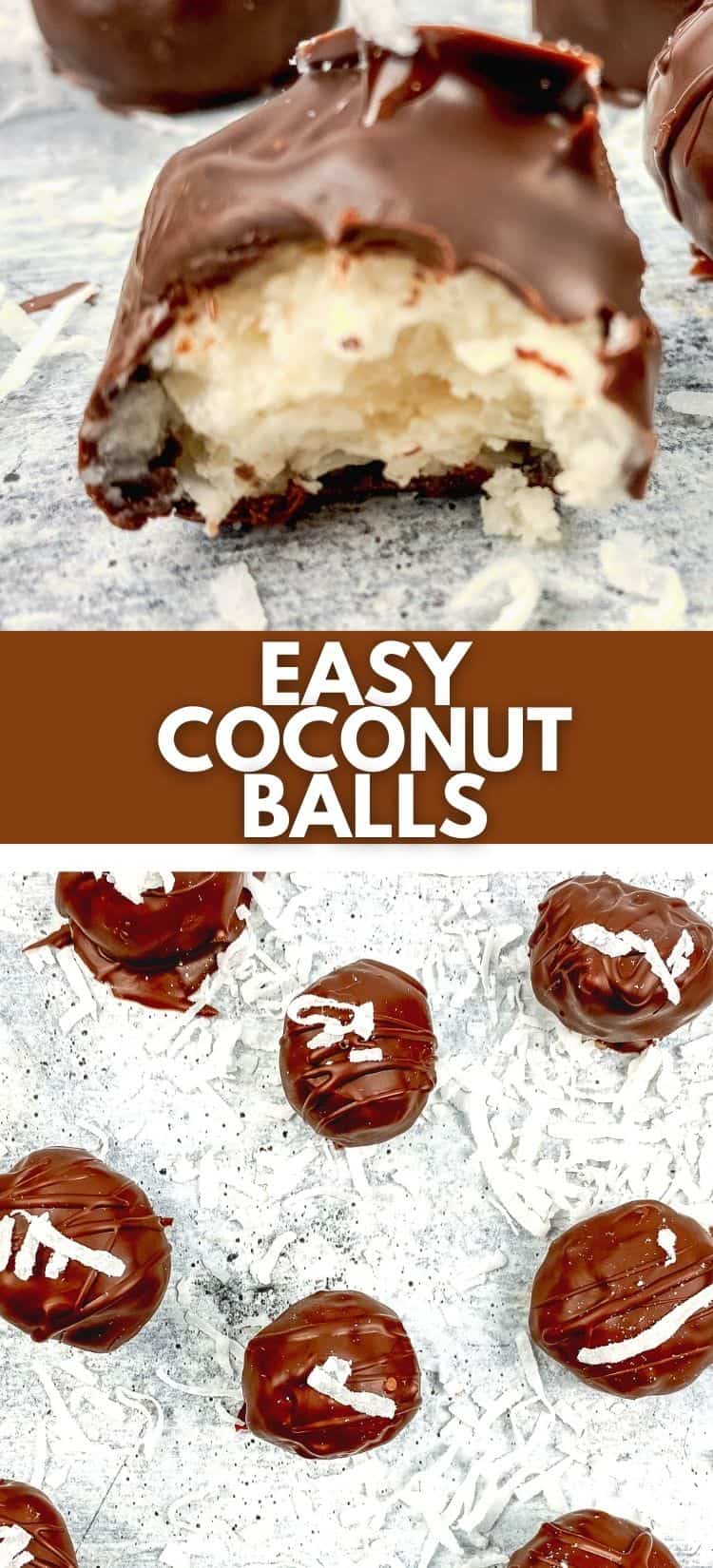 Easy Old Fashioned Chocolate Coconut Balls Recipe - Organized Island