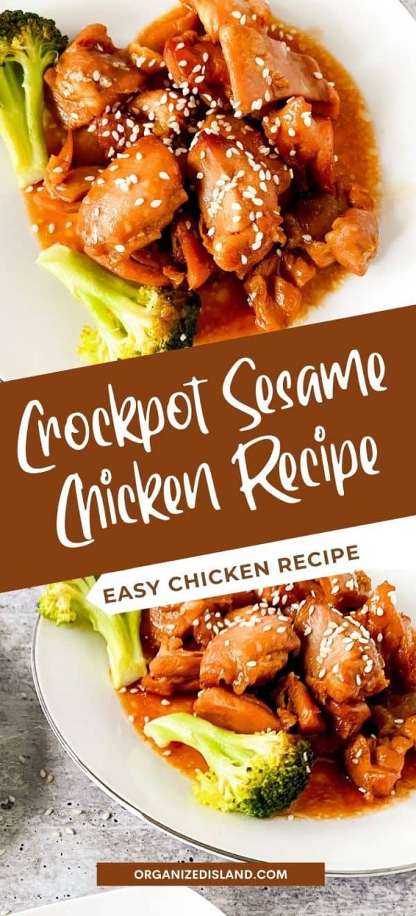 Easy Slow Cooker Sesame Chicken Recipe - Crock Pot Dinner Idea ...