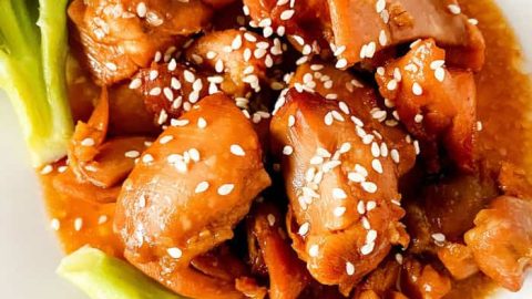 Slow Cooker Honey Sesame Chicken - The Gunny Sack