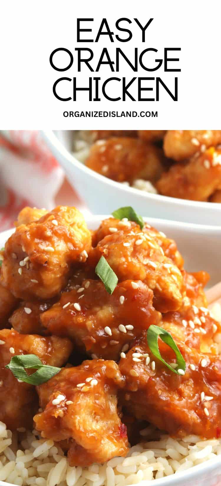 Easy Orange Chicken Recipe - Organized Island