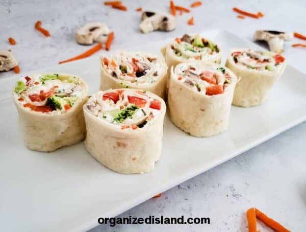 Veggie Pinwheels - Organized Island