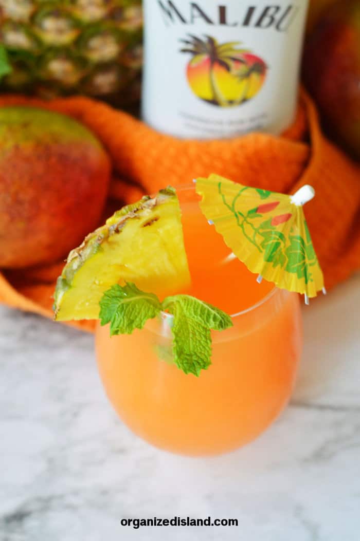 5 Minute Easy Tropical Rum Punch Recipe- Party Time!