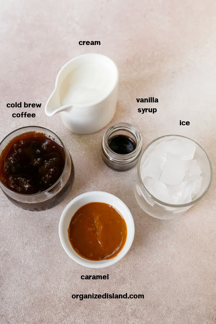 SALTED CARAMEL CREAM COLD BREW  Starbucks Copycat Recipe coffee