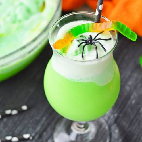 Green Witches Brew Halloween Cocktail - Creative Ramblings