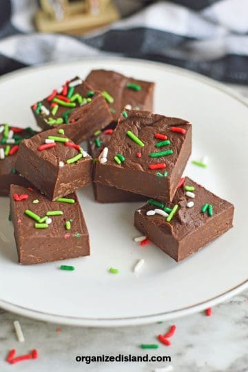 Christmas Fudge - Organized Island