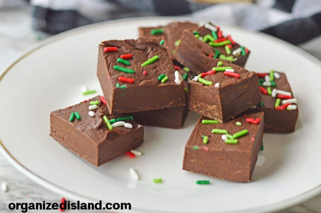 Christmas Fudge - Organized Island