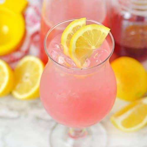 Homemade Pink Lemonade Old Fashioned Recipe Organized Island 1424
