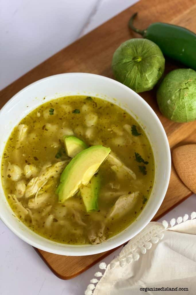 Chicken Pozole - Organized Island