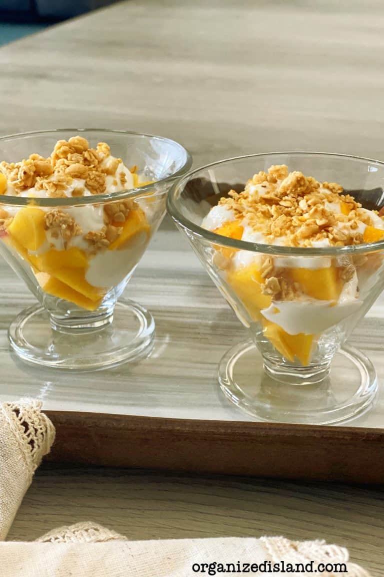 Mango Yogurt Parfaits - Organized Island