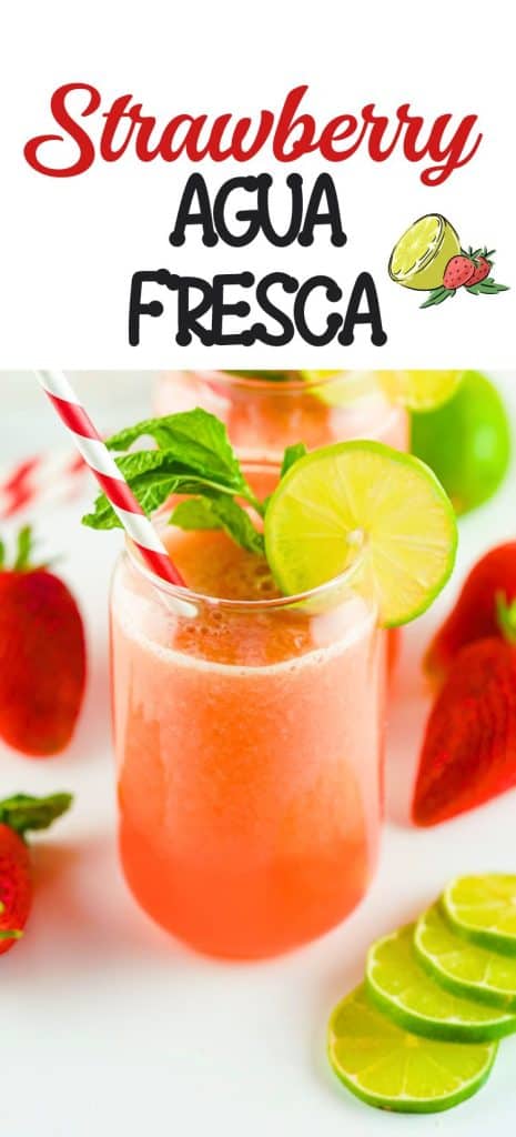 Strawberry Agua Fresca (