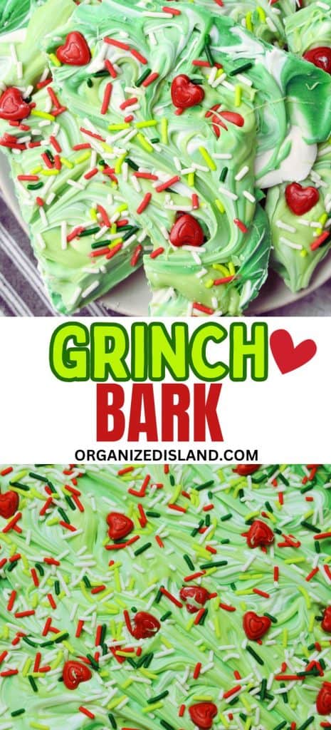 The Grinch Bark Recipe - Delicious Pepperminty Candy - Nerdy Mamma