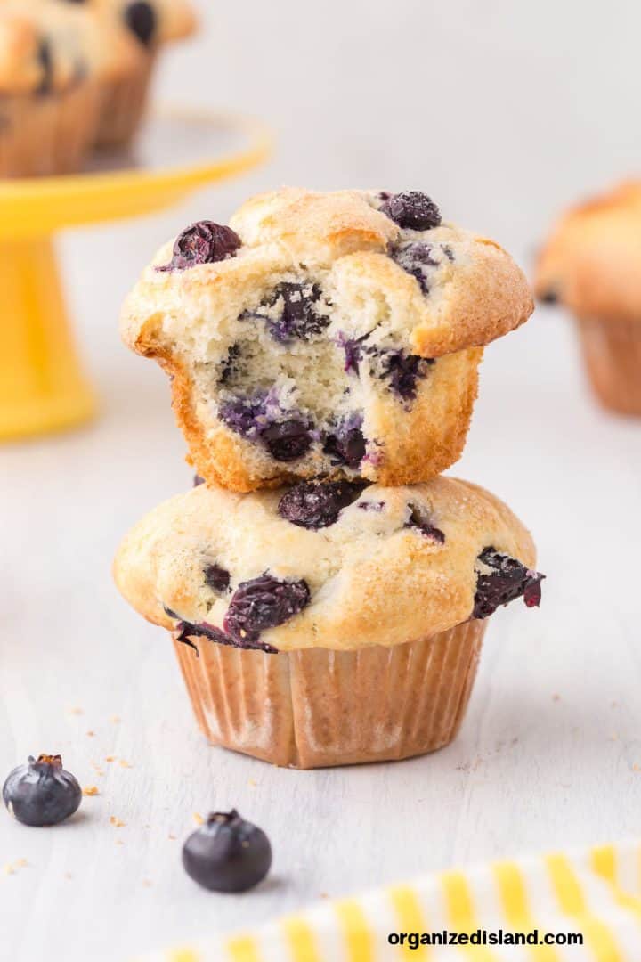 Best Bisquick Blueberry Muffins Recipe - Organized Island