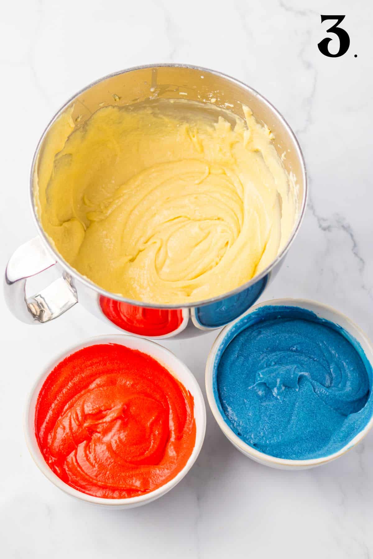 How to Make a 4th of July Bundt Cake - Step 3