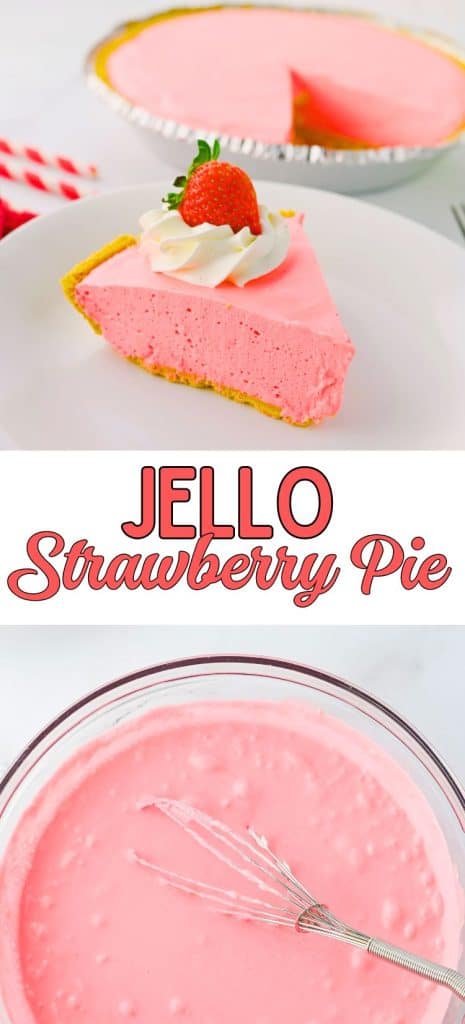 Jello Strawberry Pie