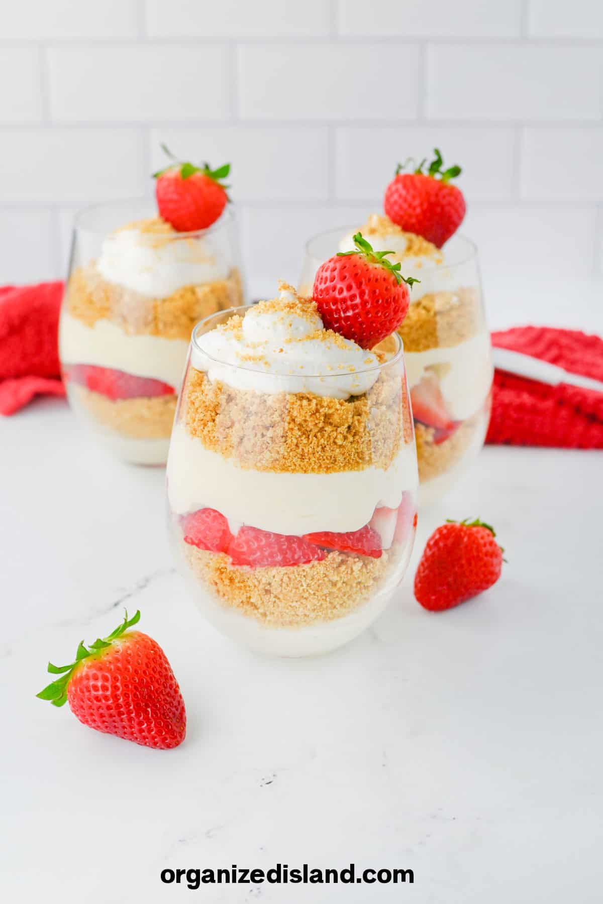 Strawberry Shortcake Parfaits Easy