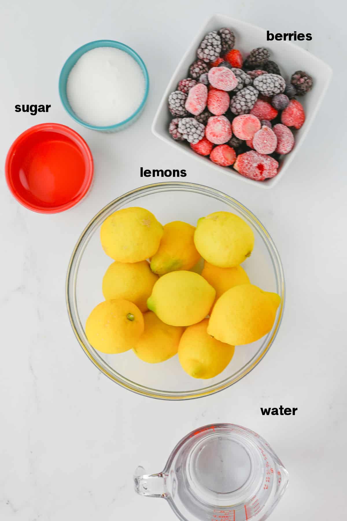 Berry Lemonade Ingredients