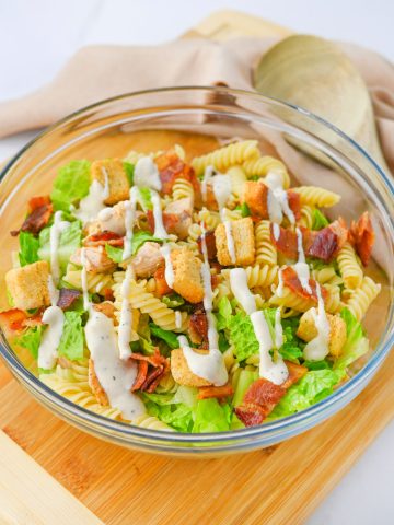 Chicken Caesar Pasta Salad Recipe