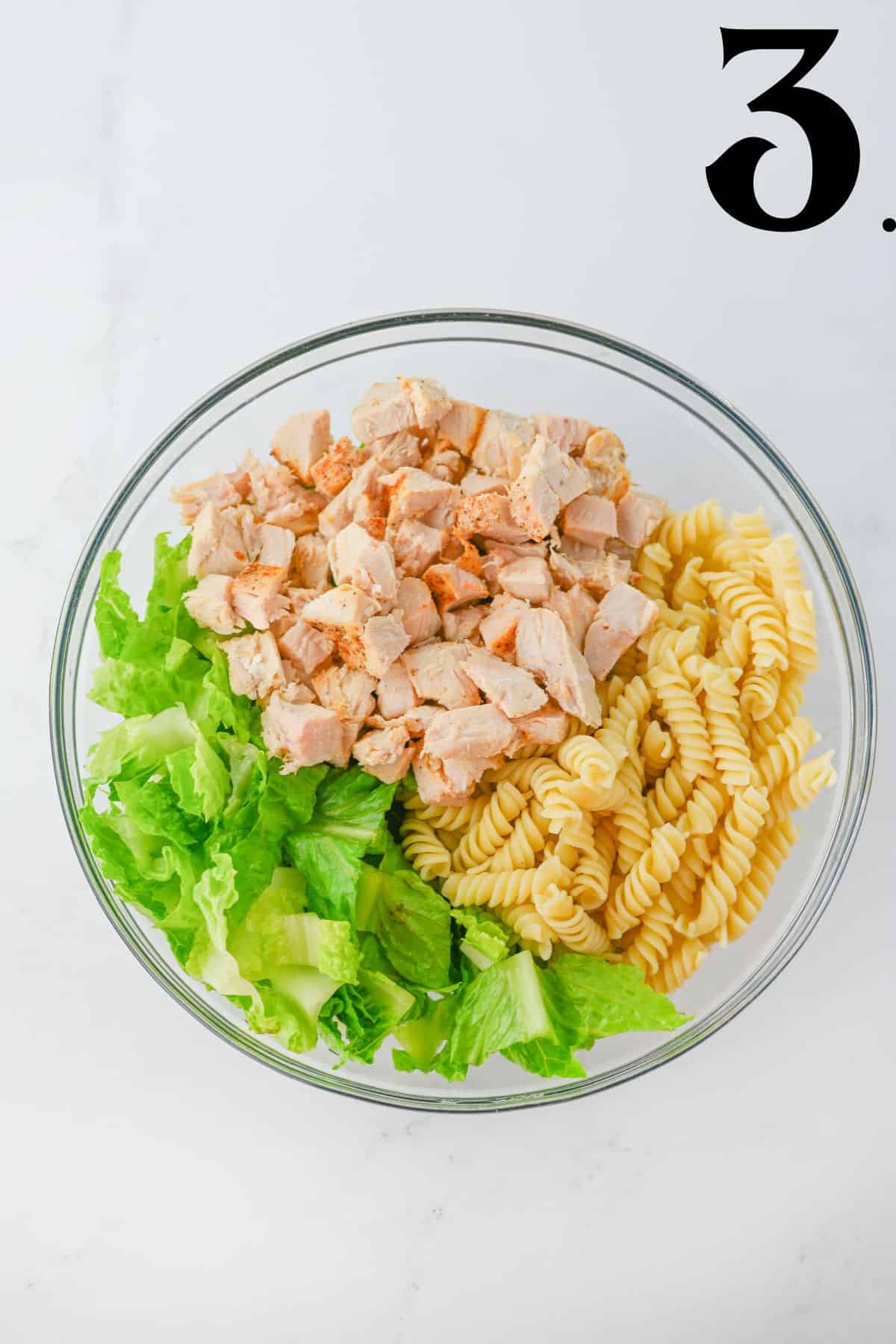 How to Make Chicken Caesar Pasta Salad - Step 3