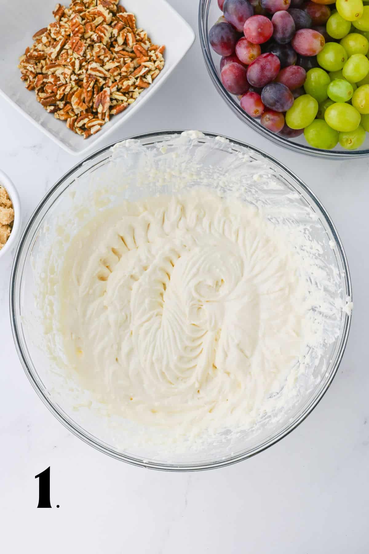 How to Make Grape Salad with Cream Cheese - Step 1