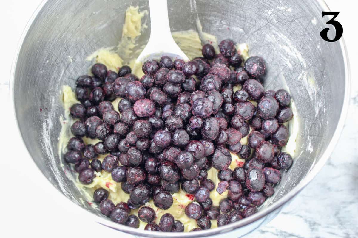 How to Make Jumbo Blueberry Muffins - Step 3