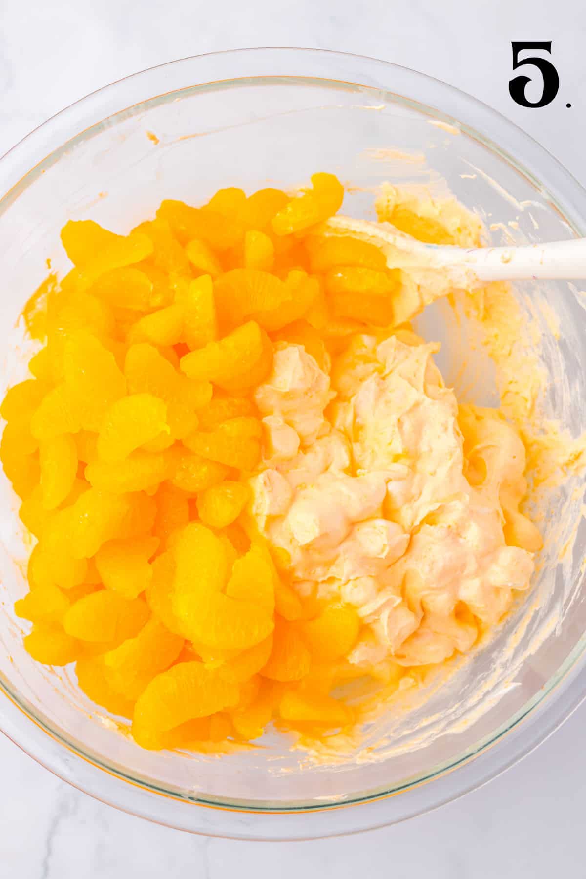 How to Make Orange Fluff Salad Step 5