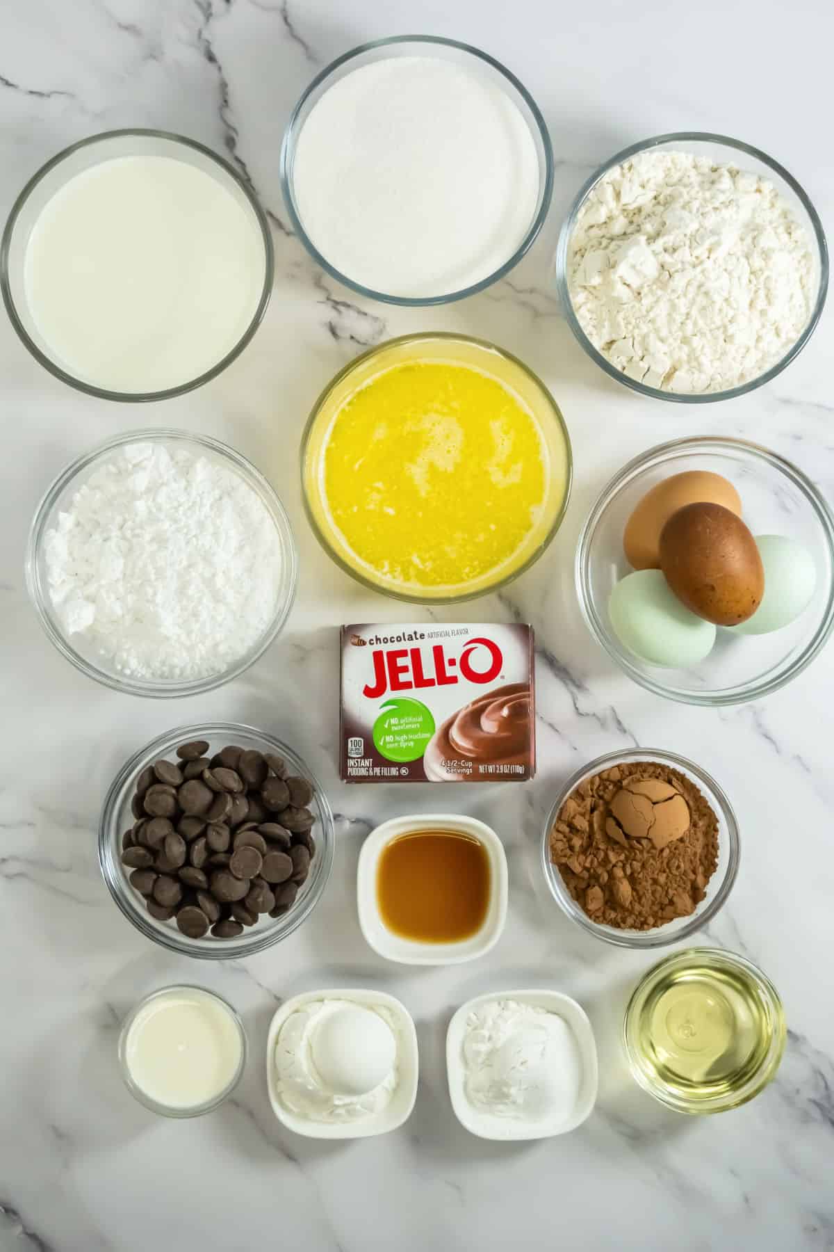 Chocolate Pudding Cake Ingredients