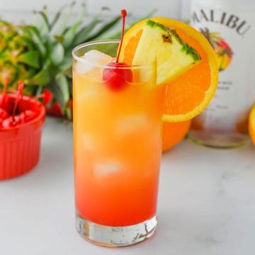 Best Malibu Sunset cocktail