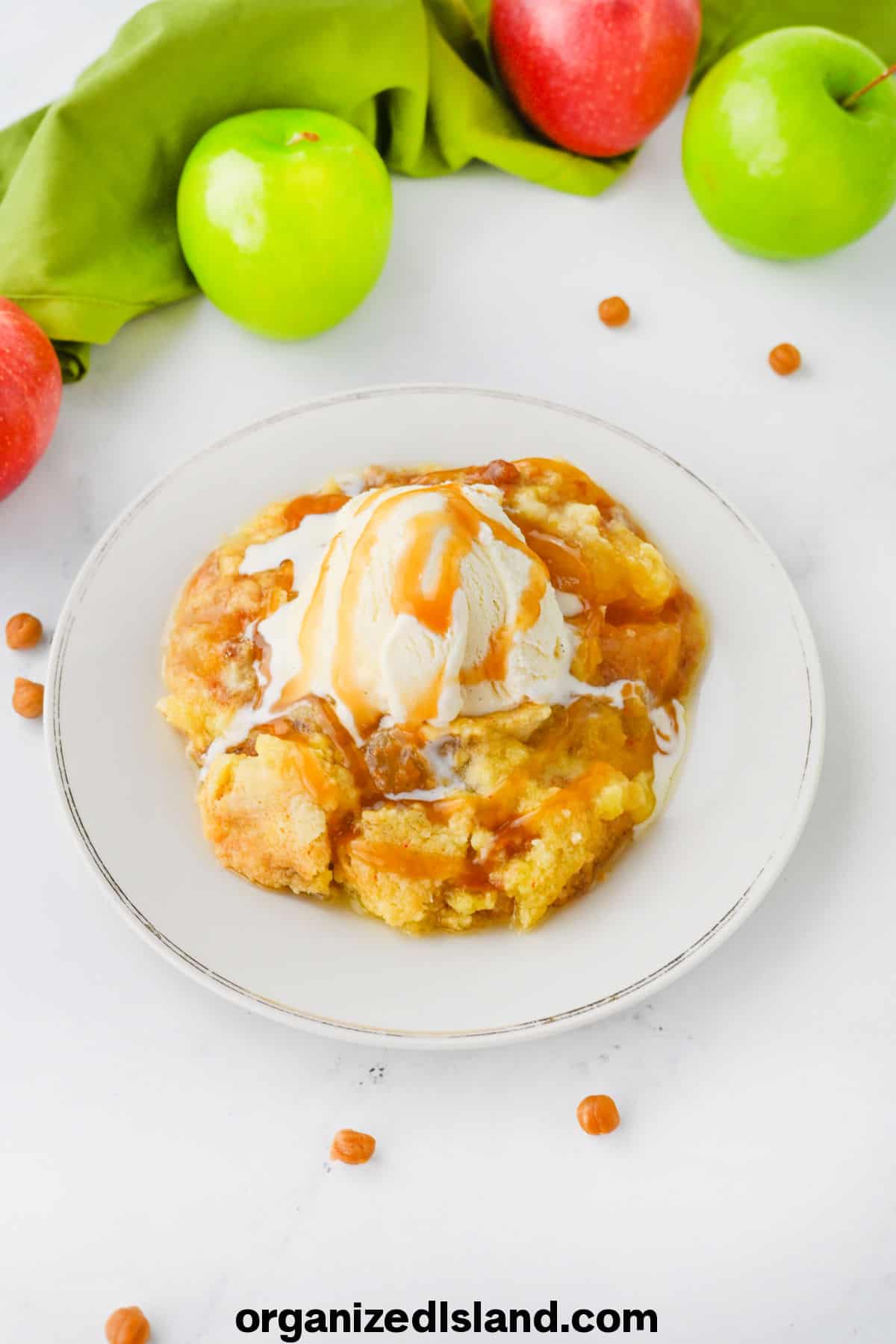 Caramel Apple Cobbler