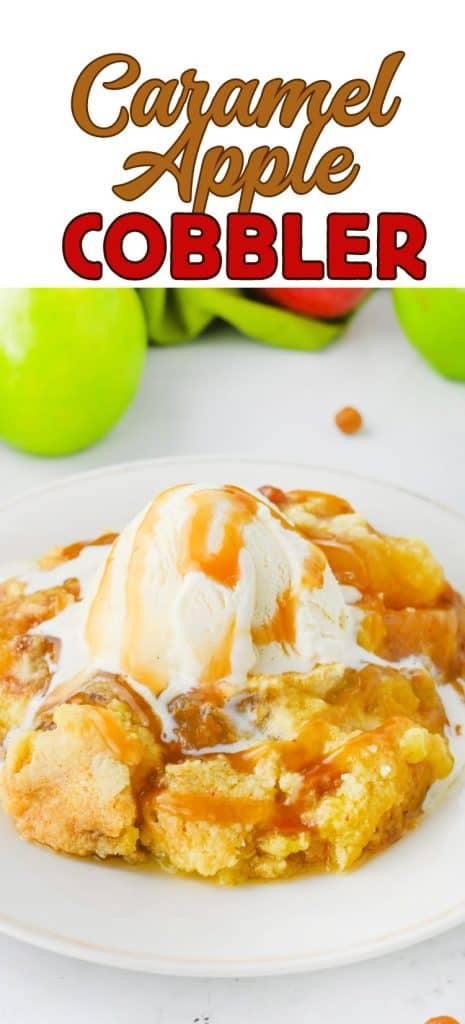 Caramel Apple Cobbler