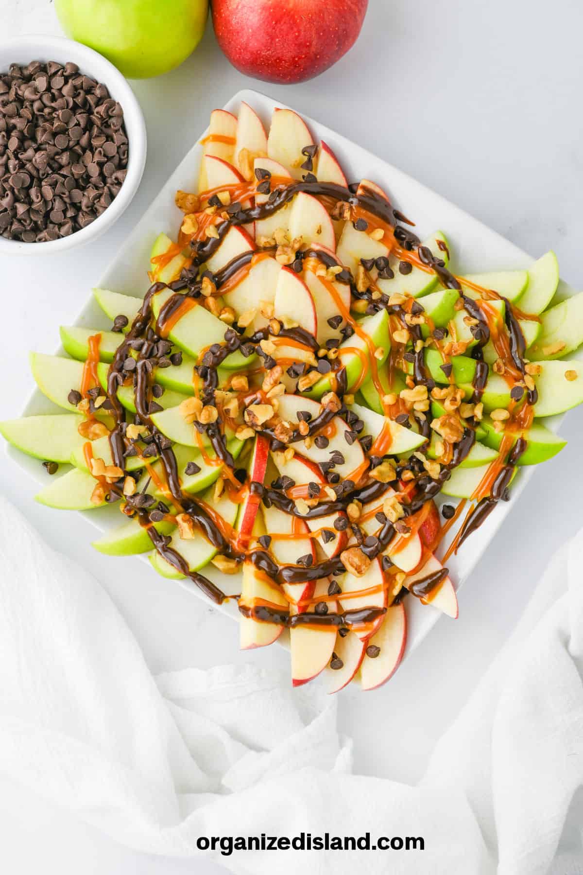 Caramel Apple Nachos