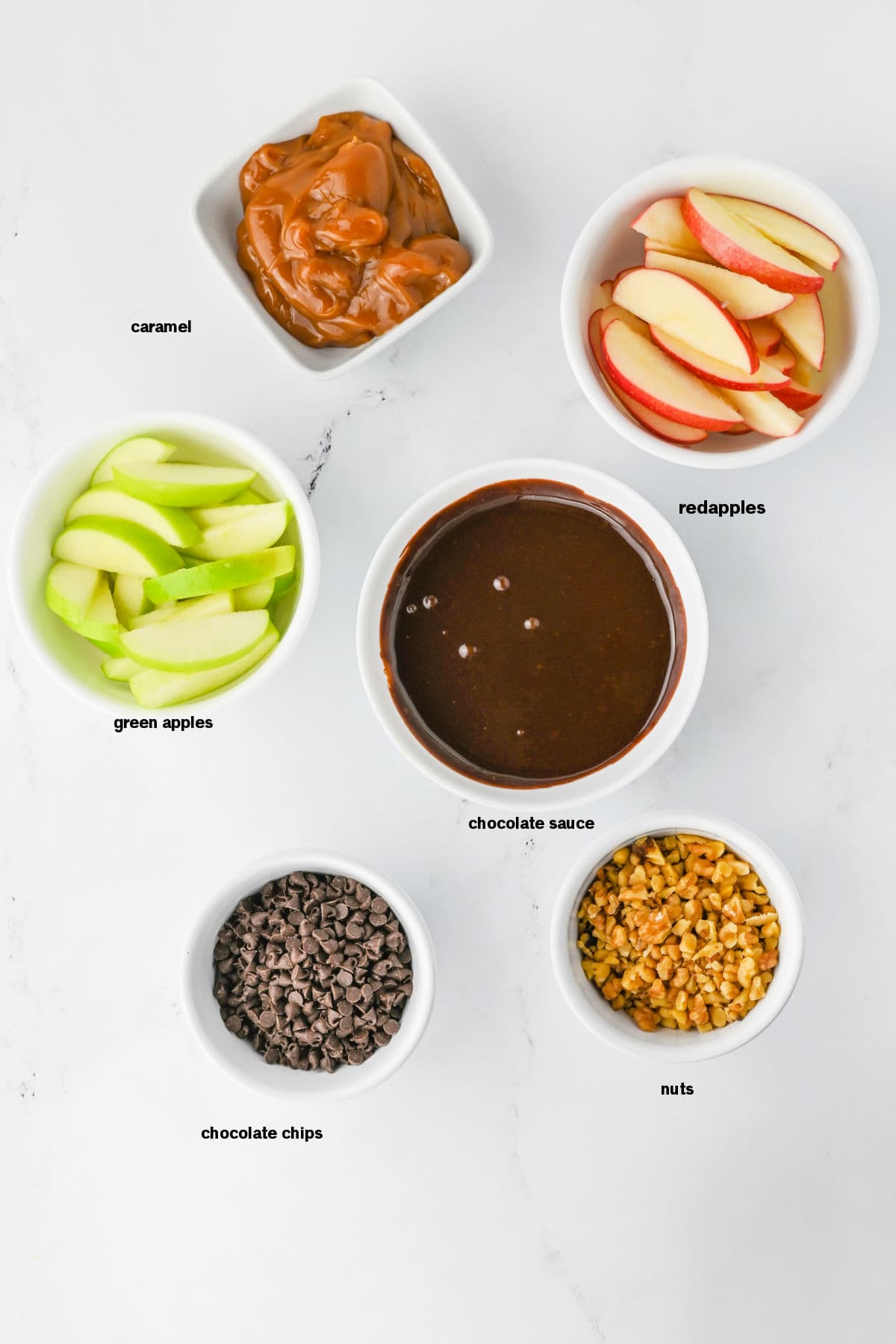 Caramel Apple Nachos Ingredients