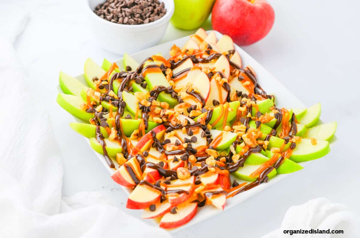 Caramel Apple Nachos Landscape